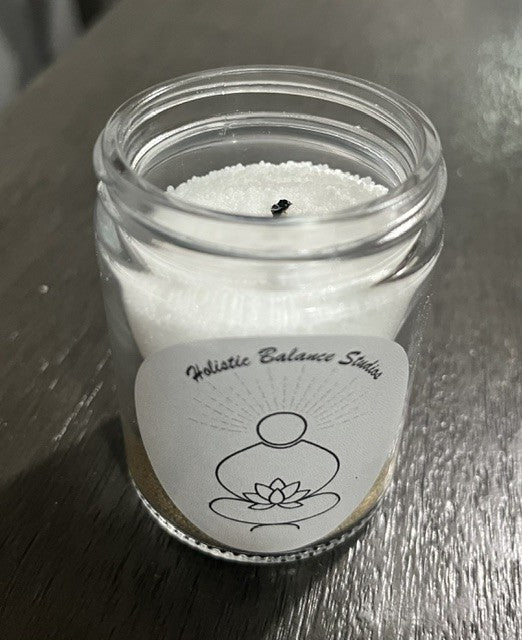 White Lotus Awakening Sand Wax Candle