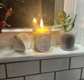 Yellow Lotus Hope Sand Wax Candle
